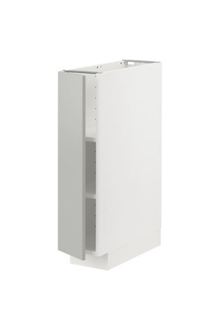 Ikea Metod, Kapaklı Alt Dolap, Havstorp Açık Gri, 20X60 Cm