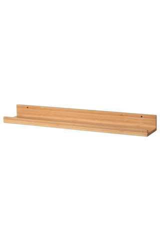 Ikea Maleras Çerçeve Rafı, Bambu, 75 Cm
