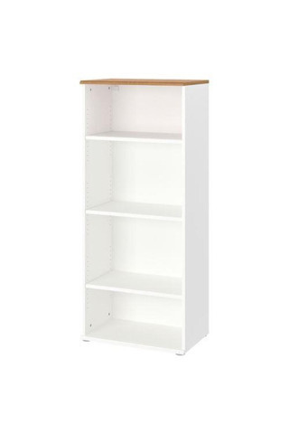 Ikea Açık Kitaplık Raf Ünitesi Beyaz Renk 60X140 Cm Ev Dekorasyonu