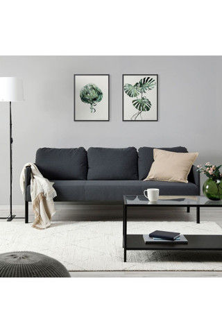 Ikea 3'Lü Kanepe, Knisa Koyu Gri