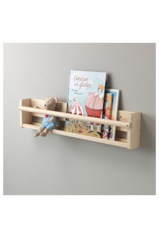 Ikea Flısat Duvar Rafı, Huş