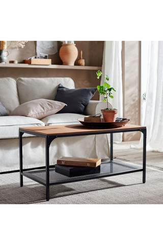 Ikea Orta Sehpa, Siyah, 90X47 Cm