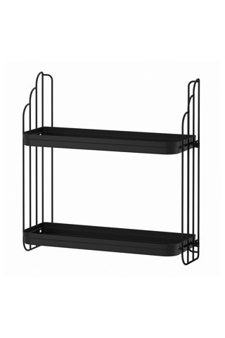 Ikea Apotekare Duvar Rafı , Siyah, 50X52 Cm