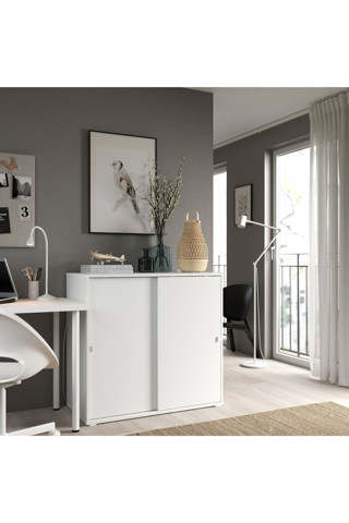 Ikea Dolap, Beyaz, 95X47X90 Cm