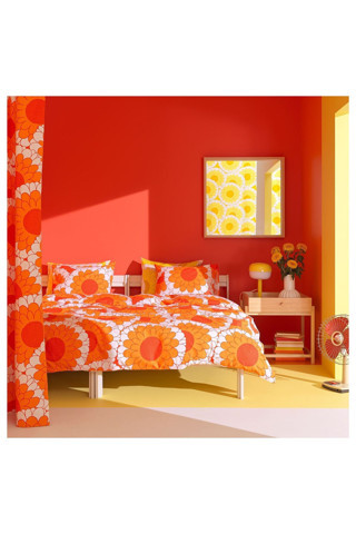 Ikea Kransmalva
Çift Kişilik Nevresim Seti, Turuncu, 240X220/50X60 Cm