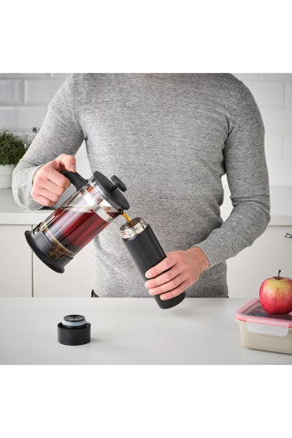 Ikea Undersöka Termos Matara Siyah 400Ml