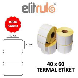 Elitrulo Barkod Etiketi 40x60 Termal - 1000 Adet