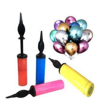 Balon Şişirme Pompası Renkli Balon Pompası