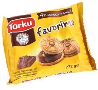 Torku Favorimo Çikolatalı Kremalı Bisküvi 4'lü 304 Gr.