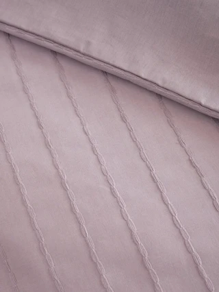 Pembe Çizgili Çift Kişilik Nevresim Seti