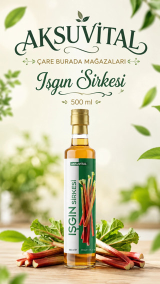 Işgın Kökü Sirkesi 500 Ml