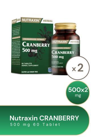 Nutraxin Cranberry 500 Mgr 60 Tablet-2 Adet