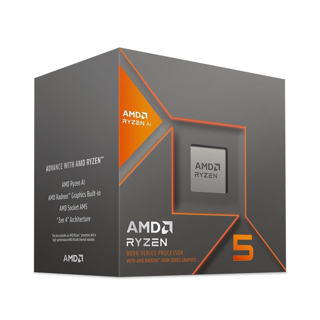 AMD RYZEN 5 8500G 6 Core, 3,50-5.00GHz, 22Mb Cache, 65W,  AM5 Soket, BOX (Kutulu) (Grafik Kart VAR, Fan VAR)