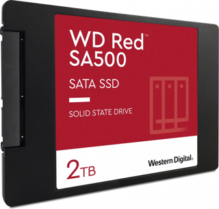 WD Red SA500, WDS200T2R0A, 2TB, 560/530, SERVER ve NAS için Enterprise, 2,5&quot; SATA, SSD