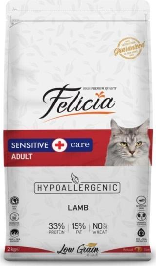 Felicia Az Tahıllı 12 Kg Yetişkin Kuzu Etli Hypoallergenic Kedi Maması