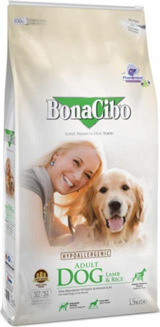 Bonacibo Adult Dog Kuzu Etli Ve Pirinçli Yetişkin Köpek Maması 15 Kg