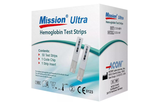 Mission Ultra Hemoglobin ve Hemotokrit Ölçüm Cihazı Stribi 50 Adet