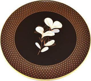 Aryıldız 26 Cm Yuvarlak Servis Seti Siyah 6 Adet