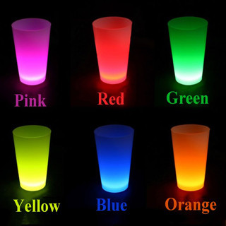 Lunaev Neon Parti Glow Bardak 1.5 oz Karışık Renk 1 Adet Tekli