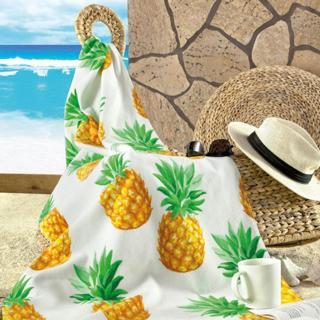 Maxstyle Pineapple Kadife Plaj Havlusu 70x160 Cm
