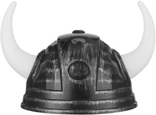 Lunaev Viking Başlığı Asteriks Başlığı Gümüş Renk Parti Aksesuarları
