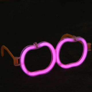 Lunaev Glow Stick Elma Gözlük - Glow Partisi Gözlüğü - Glow Stick Gözlük 12 Adet