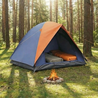 Lunaev 4 Kişilik Manuel Kurulum Gölgelikli Kamp Çadırı – Aile, Doğa, Piknik ve Outdoor 200x200x135 c