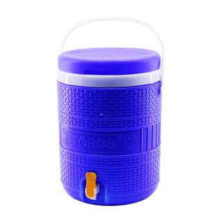 Lunaev Toros 20 L Yuvarlak Termos Mavi Plastik Musluklu - Taşıma Kulplu Brkt-504217