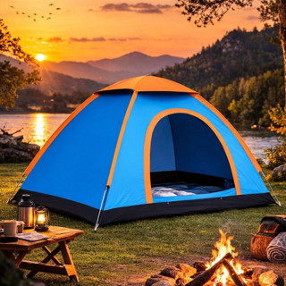 Lunaev 3 Kişilik Yarı Otomatik Kurulum Kamp Çadırı – Suya Dayanıklı, Taşıma Çantalı Outdoor Aile Çad