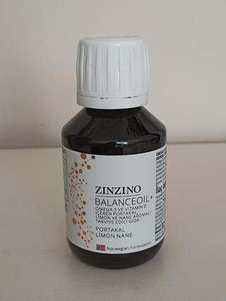 Zinzino BalanceOil+, 100 ml Yeni Nesil Balık Yağı
