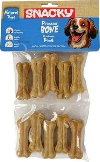 Snacky Natural Preslenmiş Yüksek Proteinli Köpek Çiğneme Kemiği 10 Adet 110 Gr