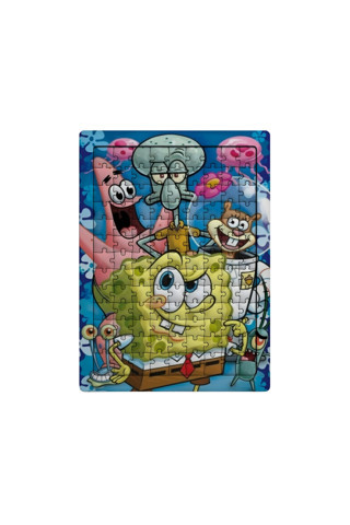 Sünger Bob 99 Parça Ayaklı Puzzle – Dekoratif Çocuk Yapbozu 050