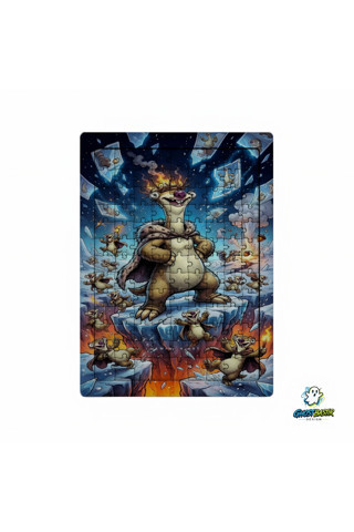 Buz Devri 99 Parça Ayaklı Puzzle – Dekoratif Çocuk Yapbozu 0148