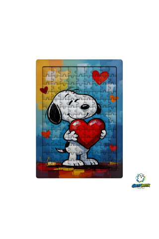 Snoopy 99 Parça Ayaklı Puzzle – Dekoratif Çocuk Yapbozu 0191
