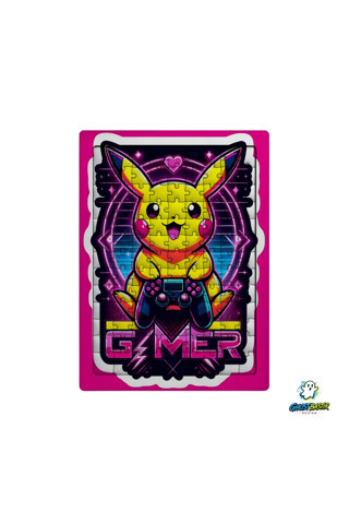 Pikachu 99 Parça Ayaklı Puzzle – Dekoratif Çocuk Yapbozu 0177