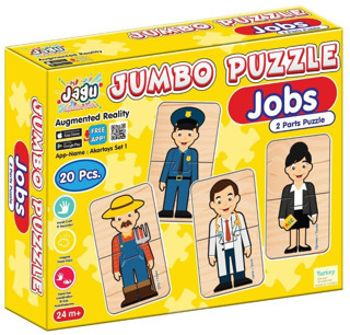 Jagu 2 Parçalı Jumbo Puzzle Meslekler 18 Prç.