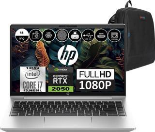 Hp Probook 440 G10 Intel Core I7 1355U 32GB 1TB SSD RTX2050-4GB Windows 11 Pro 14" FHD 8A569EAP07 +   Çanta