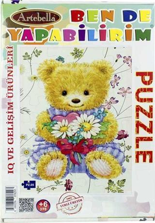 Çocuk Eğitici 24 Parça Puzzle I Ayı +6 Yaş