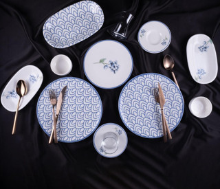 Aryıldız Lucia Blue 6 Kişilik 32 Parça Kahvaltı Takımı