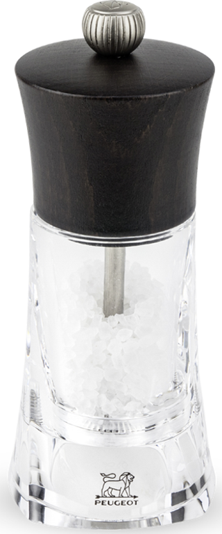 Peugeot Oleron Salt Mill Acrylic Wood Chocolate