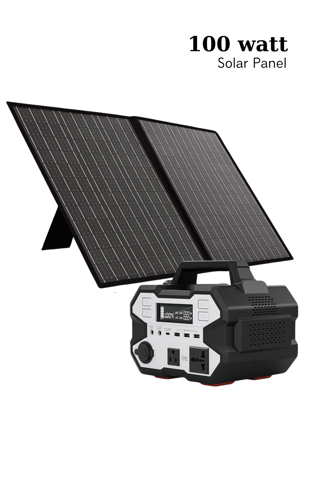 Taşınabilir Güneş Paneli Katlanabilir 100W 18V 5.5A PV Modülü Güç İstasyonu Çift Yüzlü Monokristal Güneş Pili