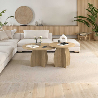 Bohem 2 li Orta Sehpa Florida Meşe 100x50x100 cm