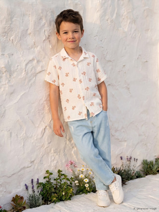 LC Waikiki baby Ekru Gömlek