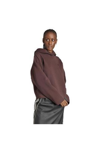 adidas Premium Essentials Kadın Kahverengi Sweatshirt IK5805