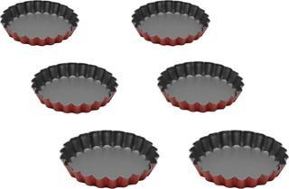 Guardini Anto Mini 6'lı Tart Kalıbı Kırmızı