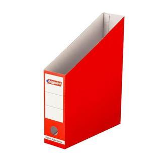 Bigpoint Karton Kutu Klasör Magazinlik Kırmızı (6 Adet)