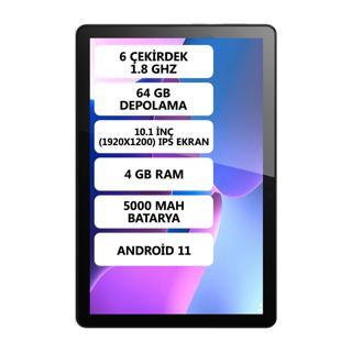 Lenovo Tab M10 (3rd Gen) 4GB 64 GB Depolama 10,1 Wuxga Tablet - ZAAG0003TR