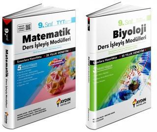 Aydın 2024 9. Sınıf Matematik + Biyoloji Ders İşleyiş Modülleri Seti 2 Kitap - Aydın Yayınları