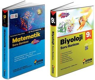 Aydın 2024 9. Sınıf Matematik + Biyoloji Soru Bankası Seti 2 Kitap - Aydın Yayınları