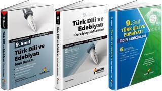 Aydın 2024 9. Sınıf Türk Dili Soru + Ders İşleyiş + Ödev Fasikülleri Seti 3 Kitap - Aydın Yayınları